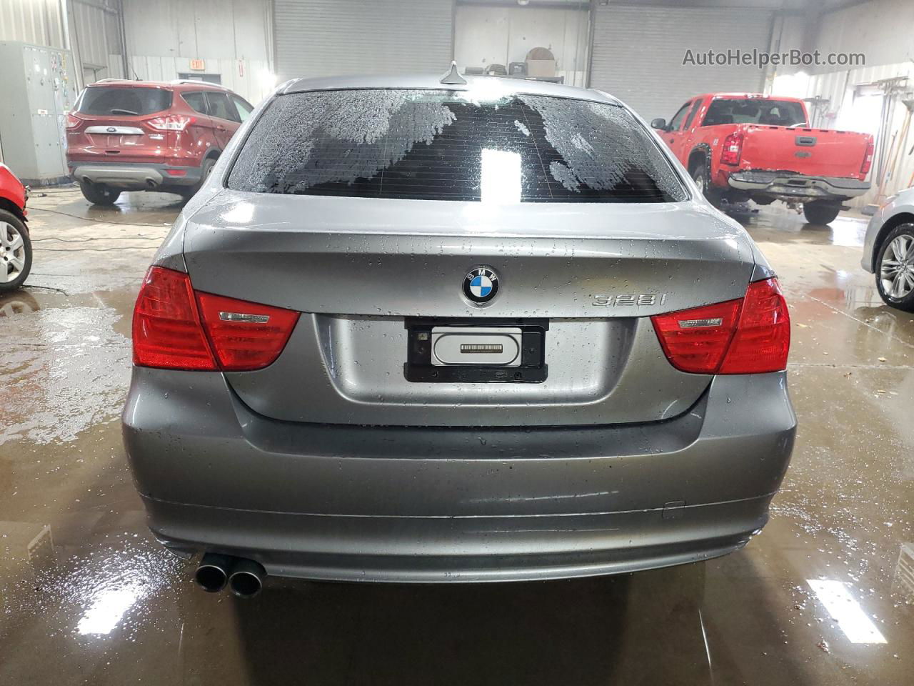 2011 Bmw 328 I Gray vin: WBAPH7C59BE460977