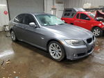 2011 Bmw 328 I Gray vin: WBAPH7C59BE460977