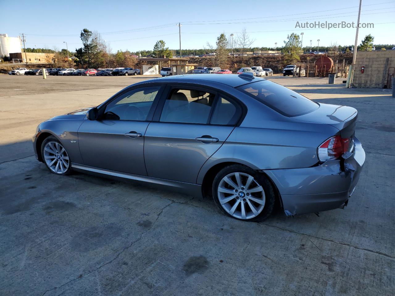 2011 Bmw 328 I Gray vin: WBAPH7C5XBE461491