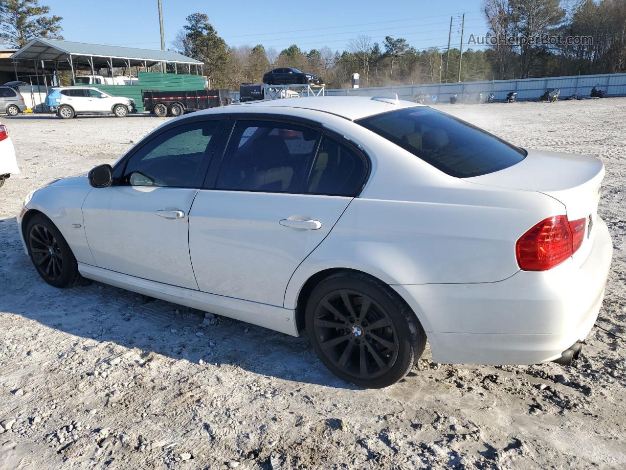 2011 Bmw 328 I White vin: WBAPH7C5XBE678264