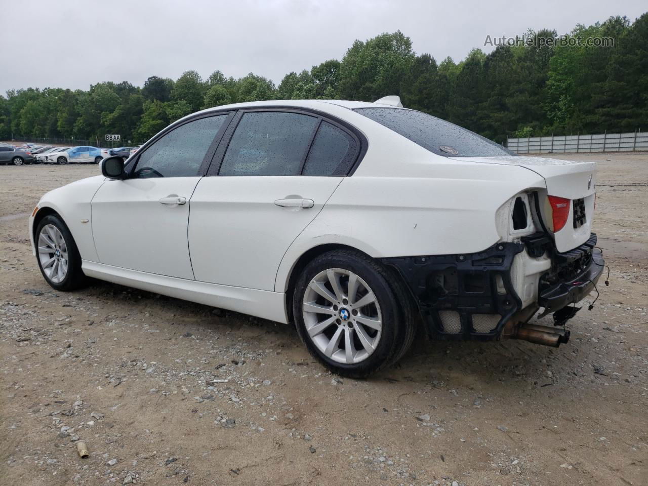 2011 Bmw 328 I White vin: WBAPH7G50BNM56990