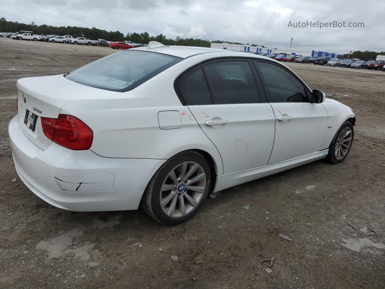 2011 Bmw 328 I White vin: WBAPH7G50BNM57699