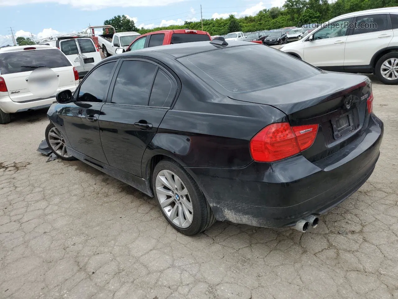 2011 Bmw 328 I Черный vin: WBAPH7G58BNM57191