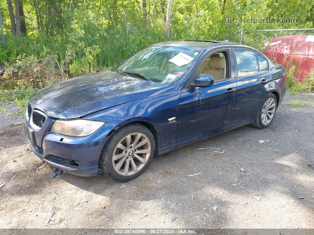 2011 Bmw 328i Xdrive Dark Blue vin: WBAPK5C50BA654200