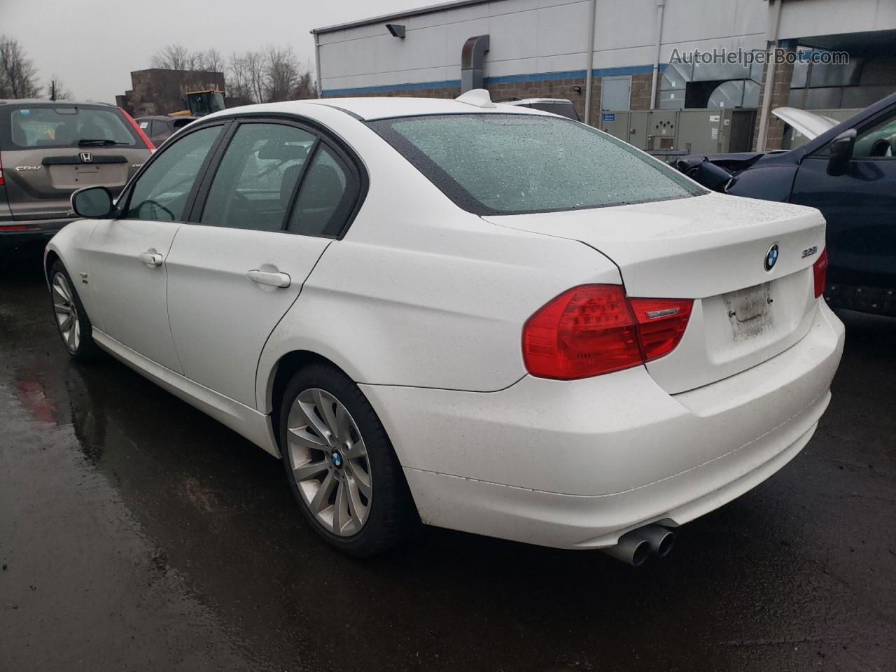 2011 Bmw 328 Xi Sulev White vin: WBAPK5C50BA660014