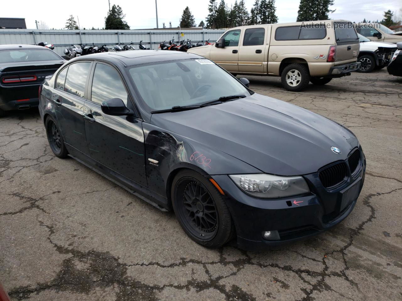 2011 Bmw 328 Xi Sulev Black vin: WBAPK5C52BA658877