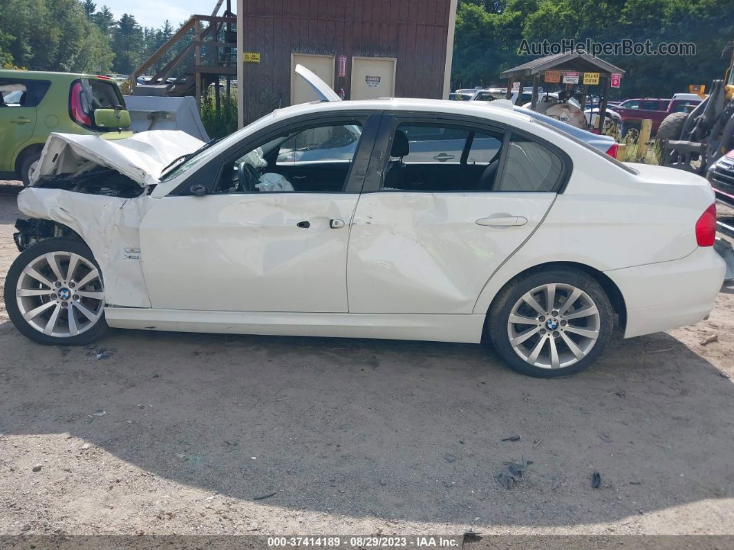 2011 Bmw 3 Series 328i Xdrive White vin: WBAPK5C52BF124930