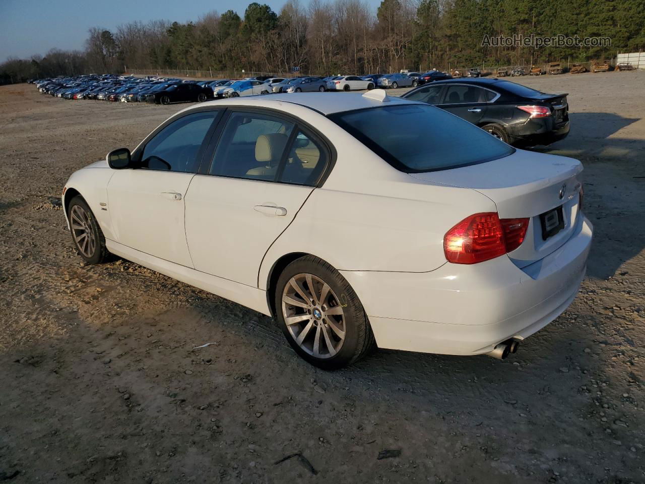 2011 Bmw 328 Xi Sulev White vin: WBAPK5C53BA656765