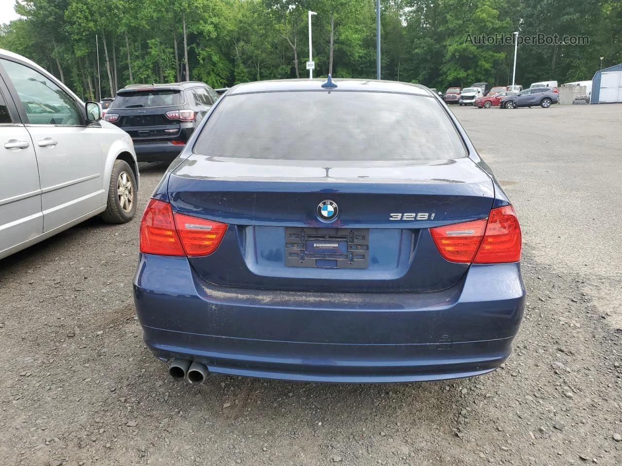 2011 Bmw 328 Xi Sulev Blue vin: WBAPK5C53BA660914