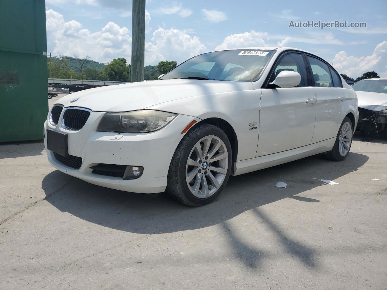 2011 Bmw 328 Xi Sulev White vin: WBAPK5C53BF125990