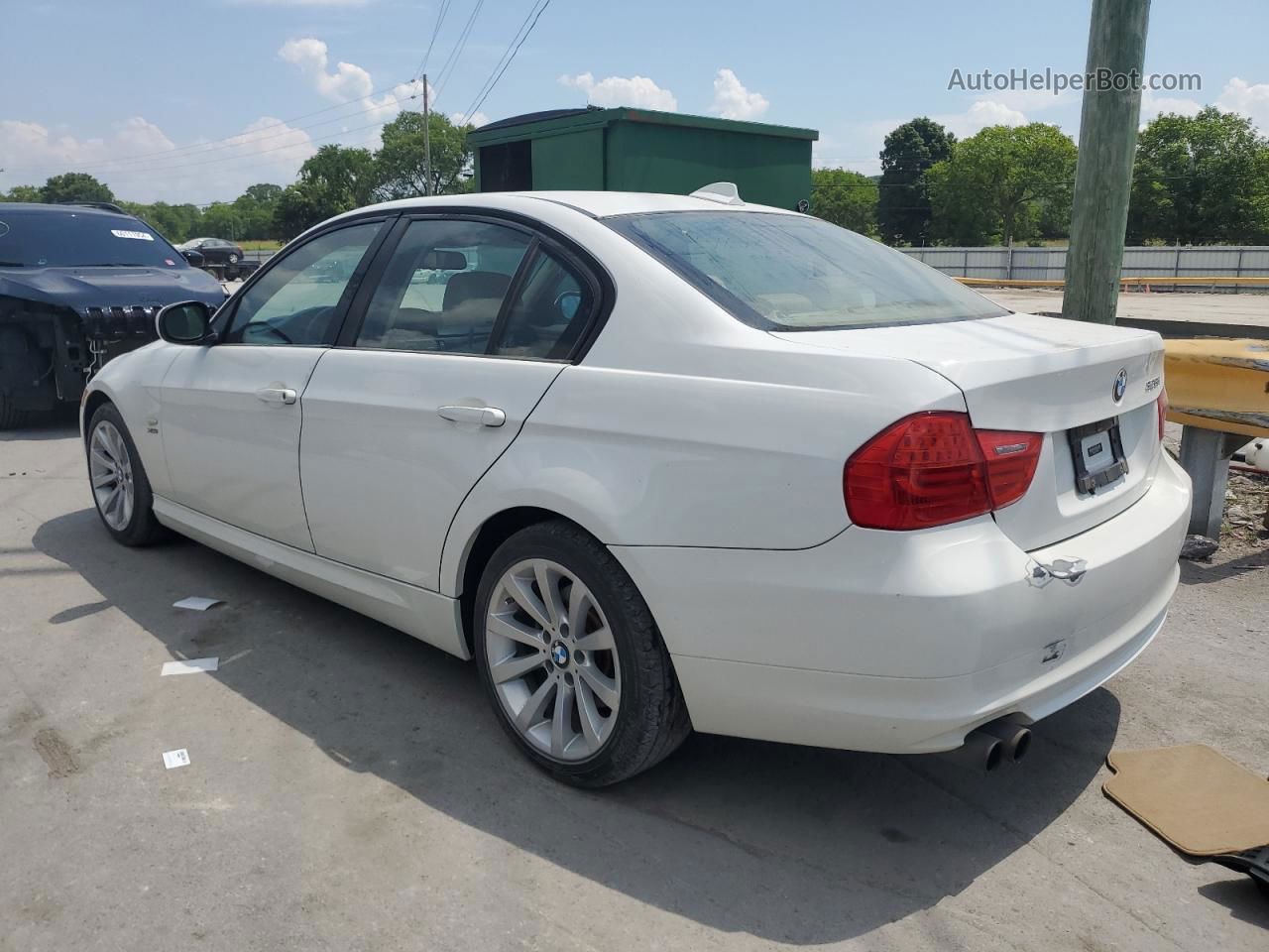 2011 Bmw 328 Xi Sulev White vin: WBAPK5C53BF125990