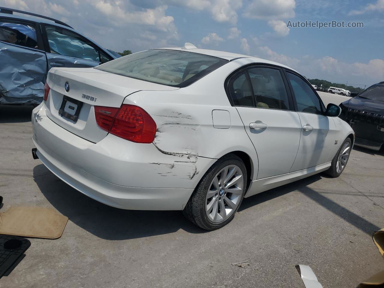 2011 Bmw 328 Xi Sulev White vin: WBAPK5C53BF125990