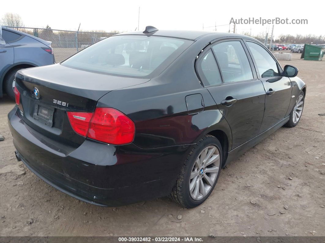 2011 Bmw 328i Xdrive Black vin: WBAPK5C54BA995955