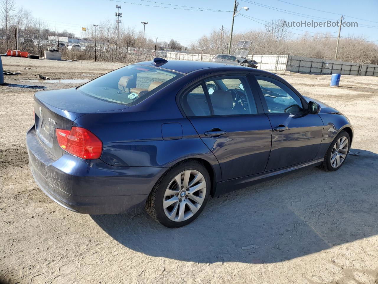 2011 Bmw 328 Xi Sulev Blue vin: WBAPK5C54BF123522