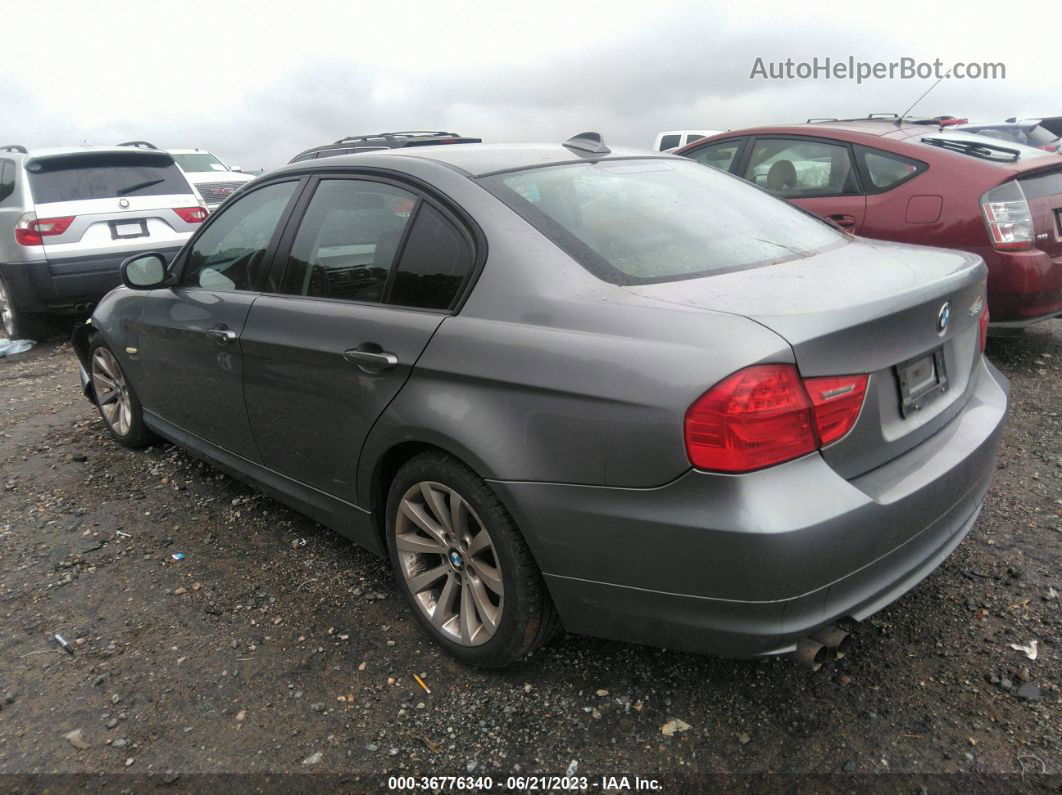 2011 Bmw 3 Series 328i Xdrive Silver vin: WBAPK5C55BF123075