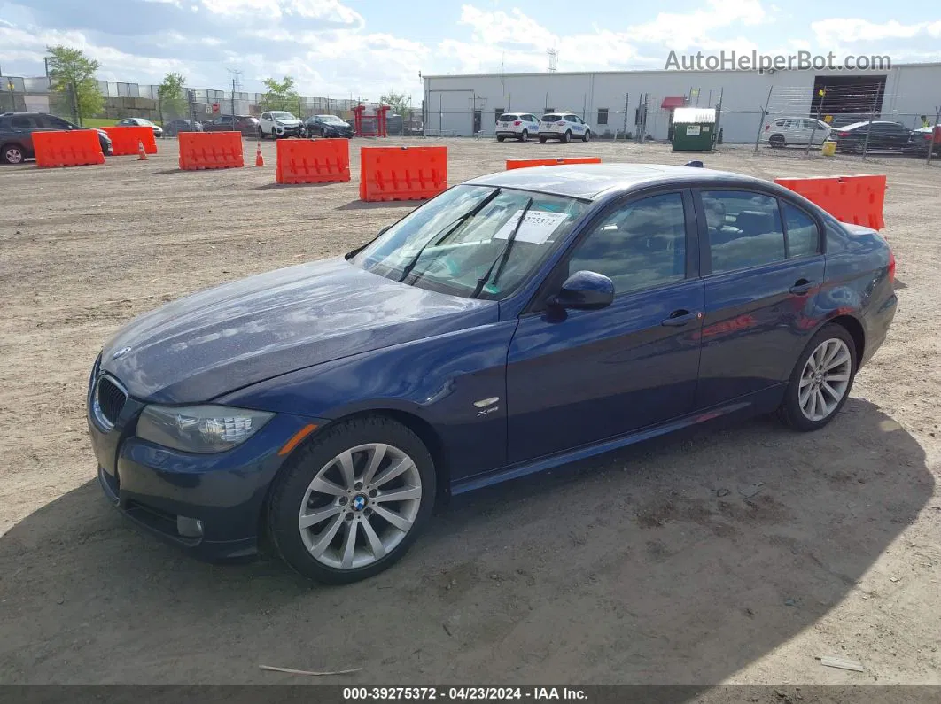 2011 Bmw 328i Xdrive Blue vin: WBAPK5C55BF127725