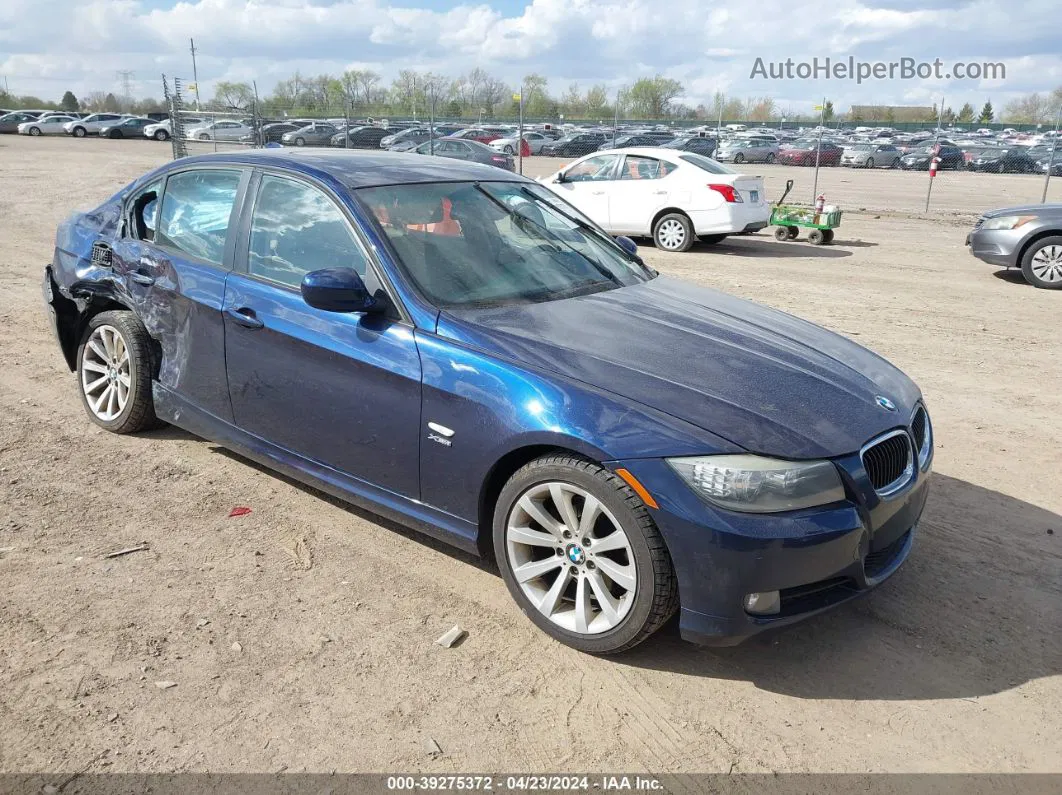 2011 Bmw 328i Xdrive Blue vin: WBAPK5C55BF127725