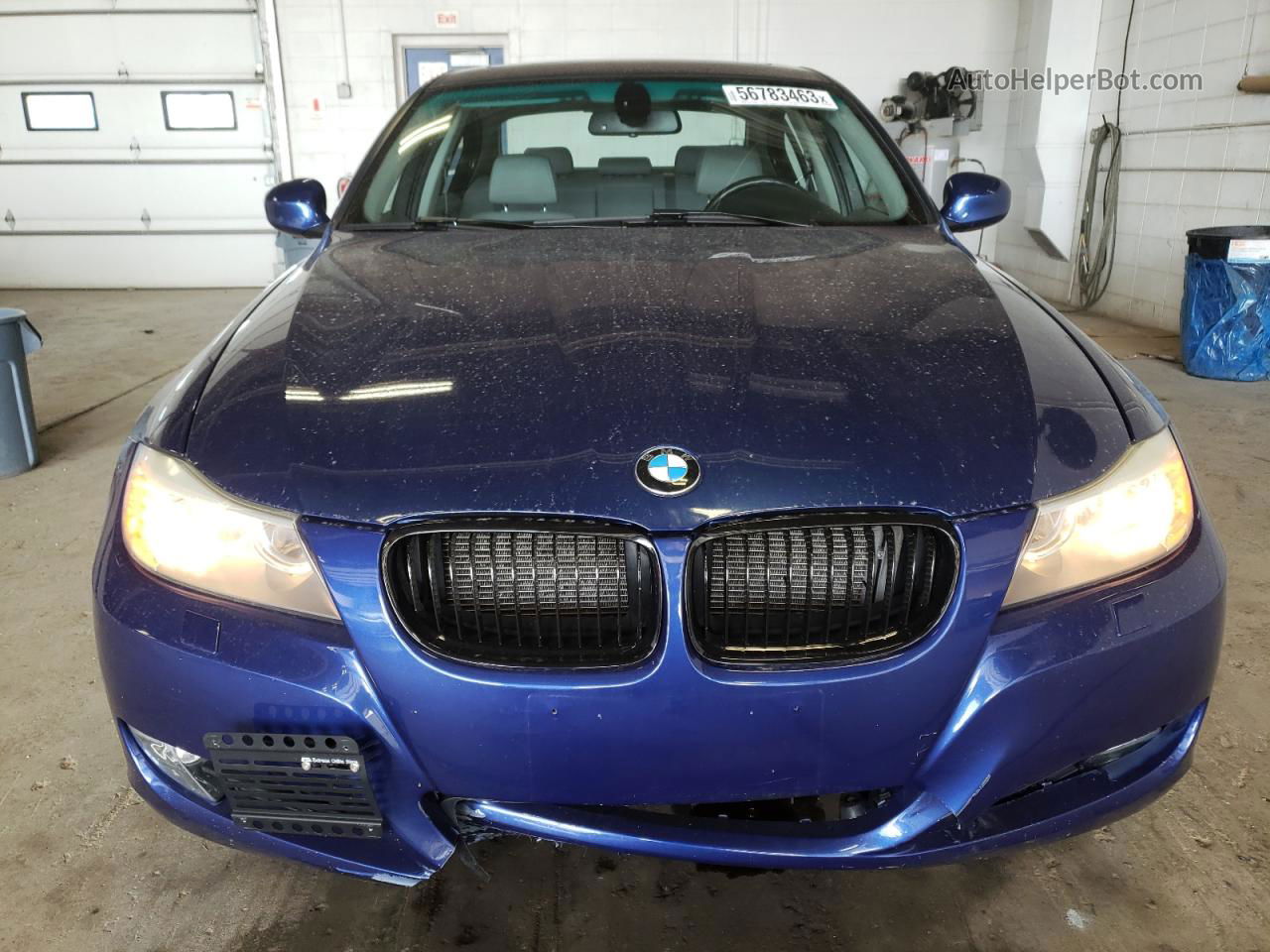 2011 Bmw 328 Xi Sulev Синий vin: WBAPK5C59BA993683