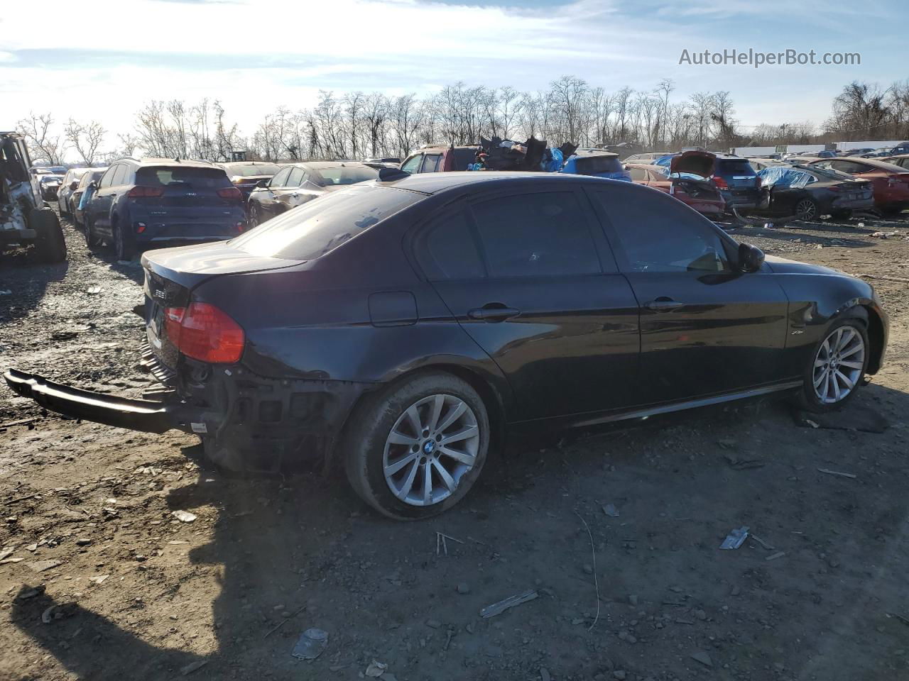 2011 Bmw 328 Xi Sulev Black vin: WBAPK5C59BF123399