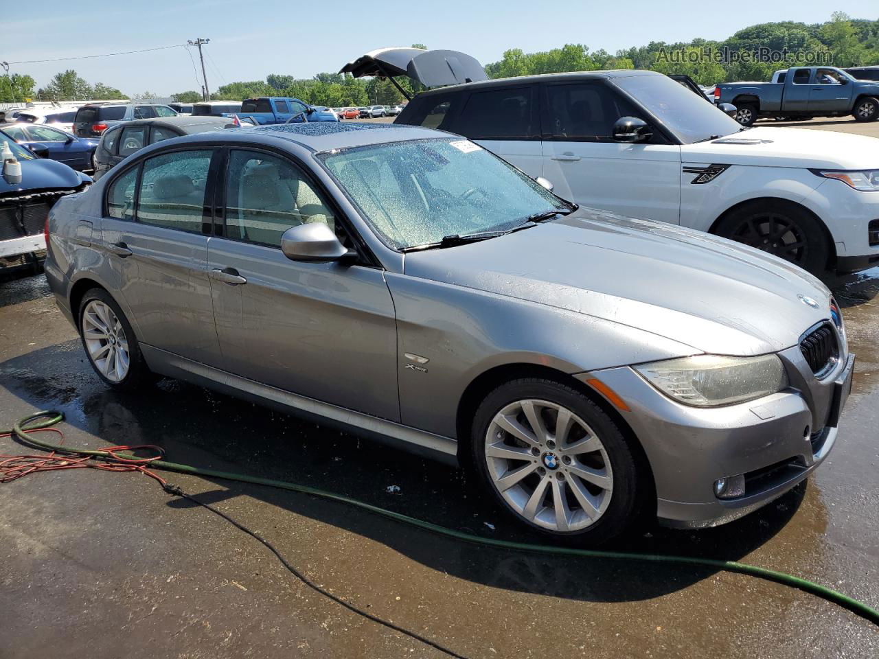 2011 Bmw 328 Xi Sulev Gray vin: WBAPK5G57BNN25678