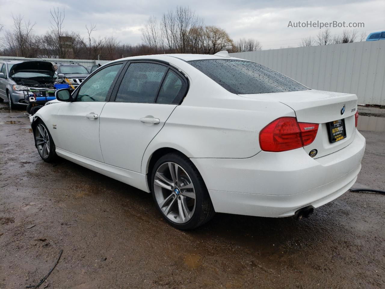 2011 Bmw 328 Xi Sulev White vin: WBAPK5G58BNN30520