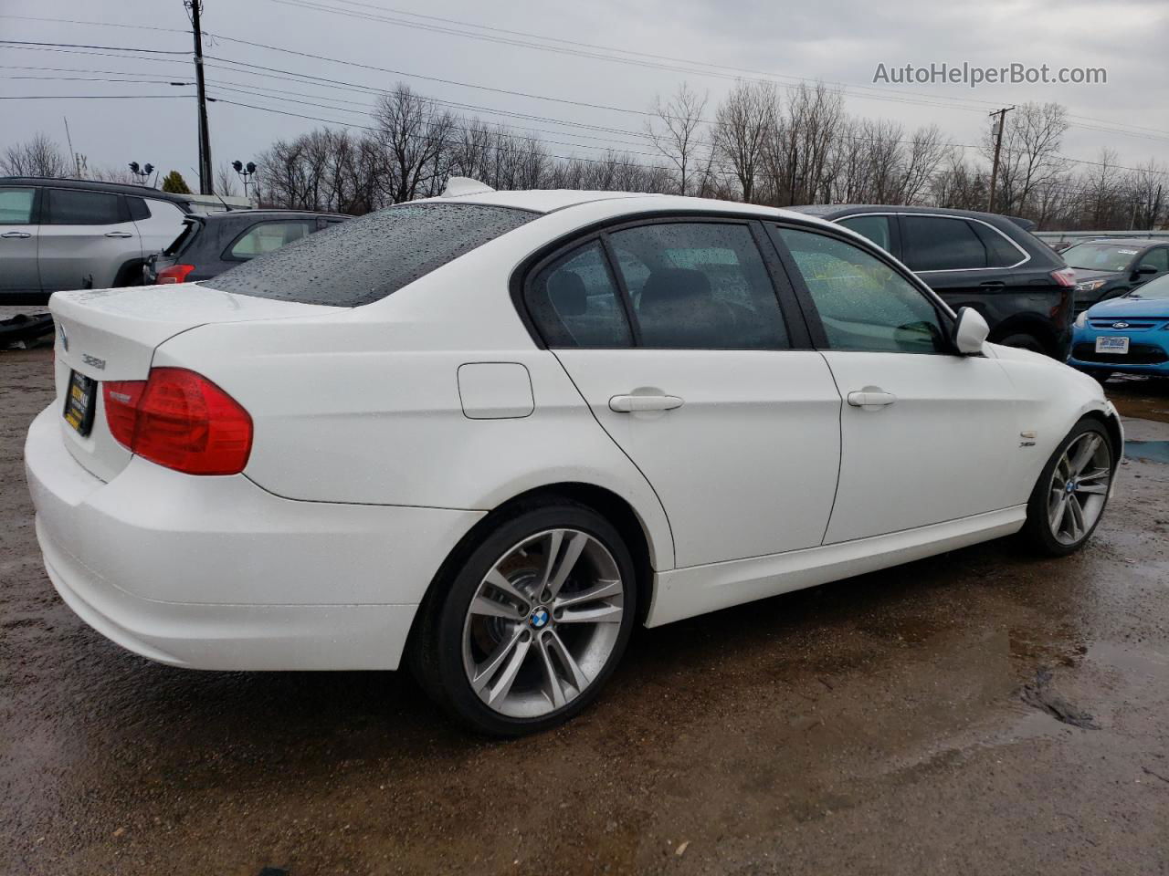 2011 Bmw 328 Xi Sulev White vin: WBAPK5G58BNN30520