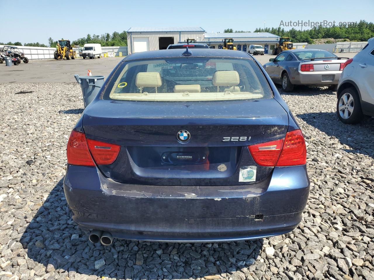 2011 Bmw 328 Xi Sulev Blue vin: WBAPK5G58BNN31389