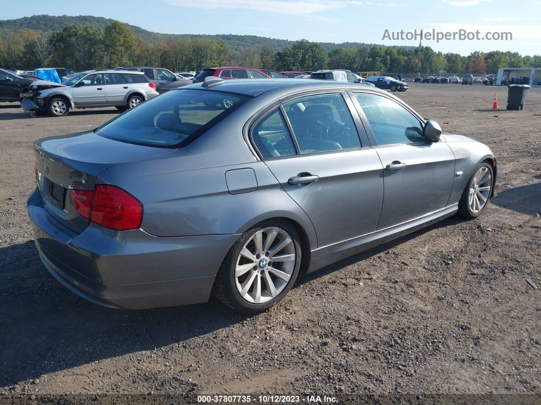 2011 Bmw 3 Series 328i Xdrive Gray vin: WBAPK5G58BNN82309