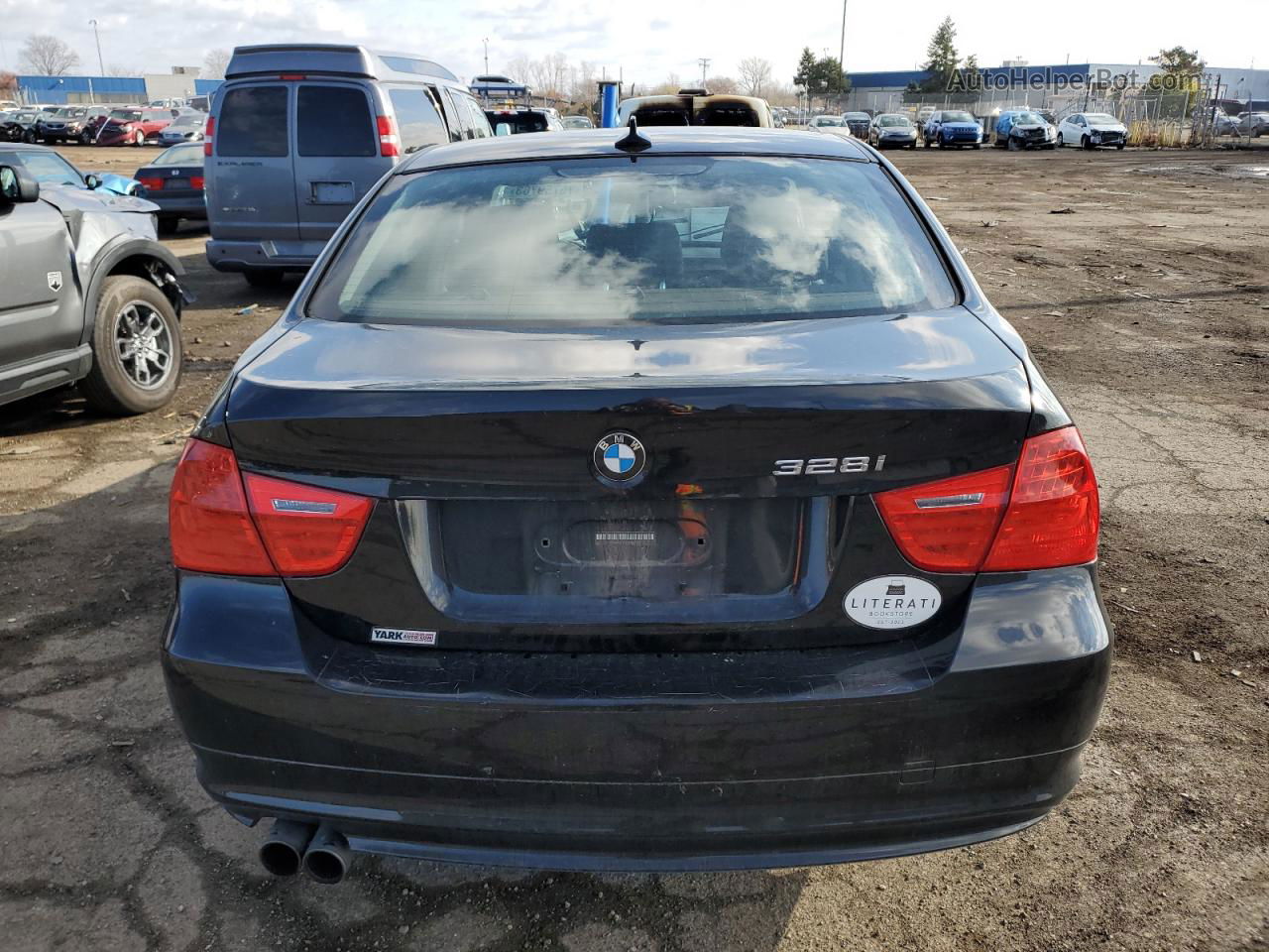 2011 Bmw 328 Xi Black vin: WBAPK7C57BA971127