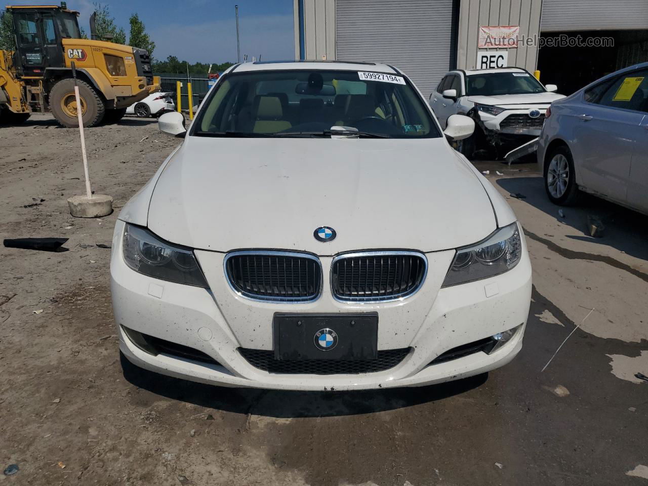 2011 Bmw 328 Xi Белый vin: WBAPK7C58BF086308