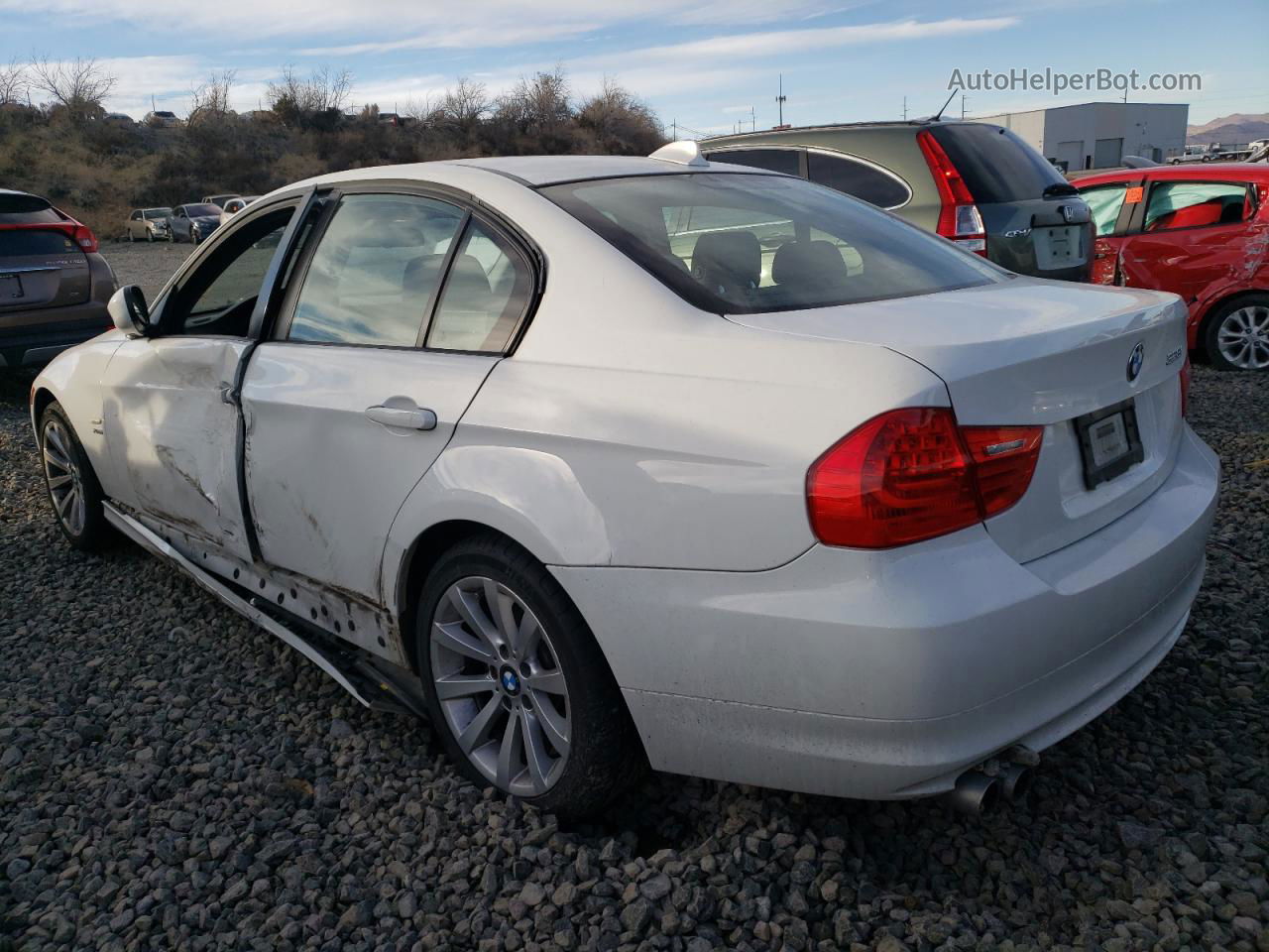 2011 Bmw 328 Xi White vin: WBAPK7G50BNN87340