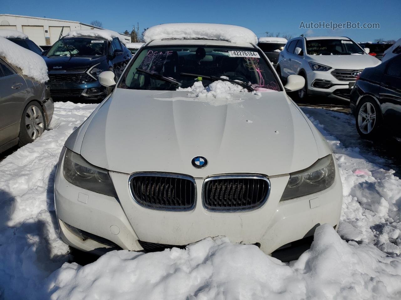 2011 Bmw 328 Xi White vin: WBAPK7G52BNN85279