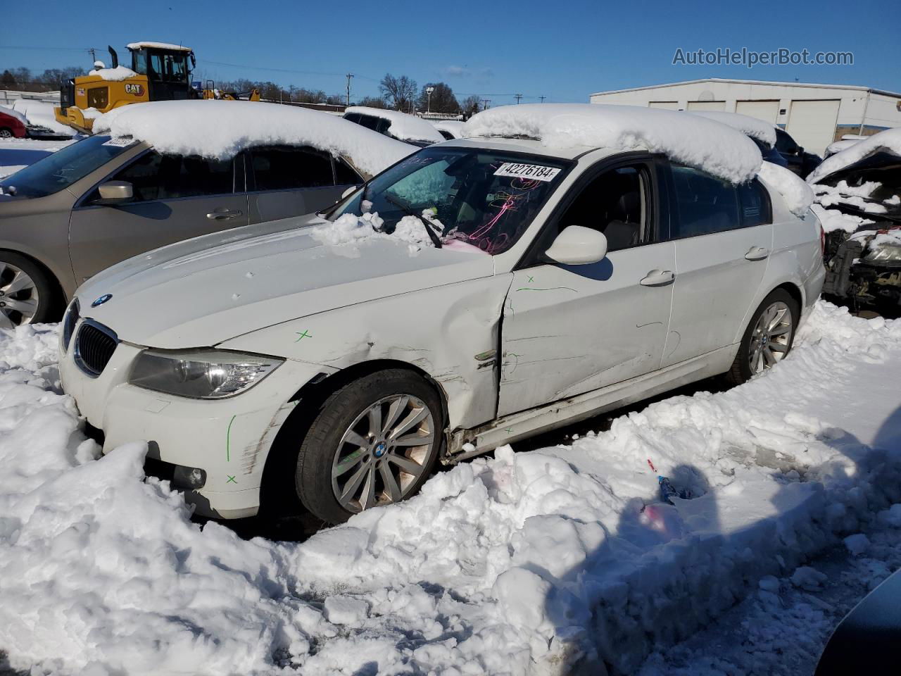 2011 Bmw 328 Xi Белый vin: WBAPK7G52BNN85279