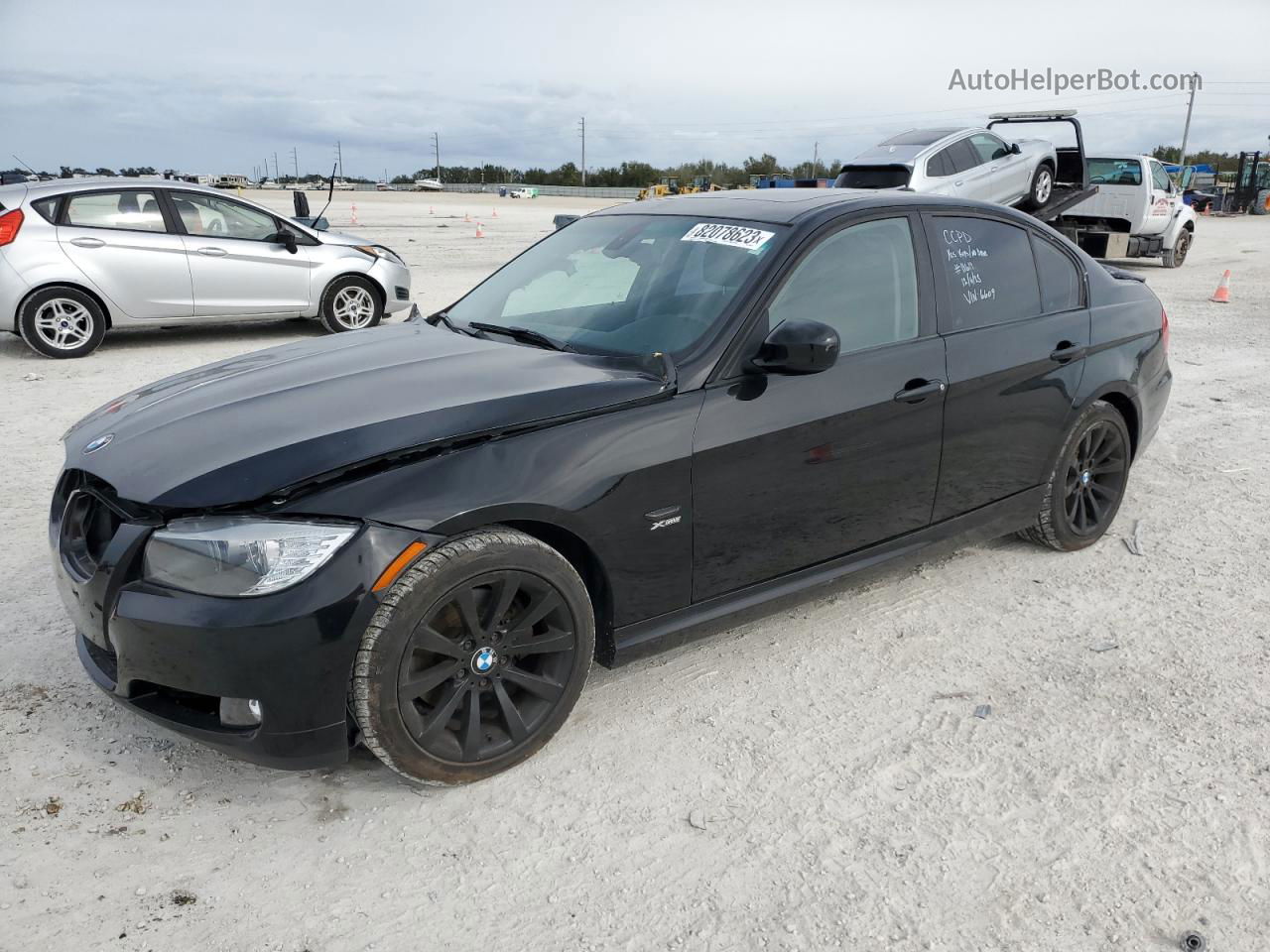 2011 Bmw 328 Xi Black vin: WBAPK7G52BNN86609