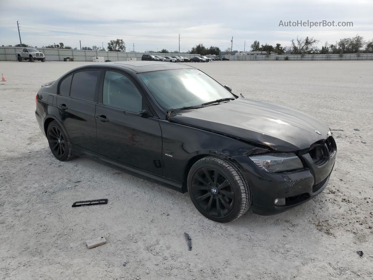 2011 Bmw 328 Xi Black vin: WBAPK7G52BNN86609