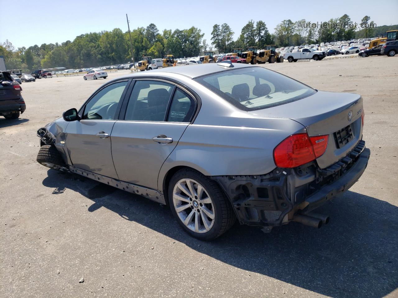 2011 Bmw 328 Xi Gray vin: WBAPK7G5XBNN87023