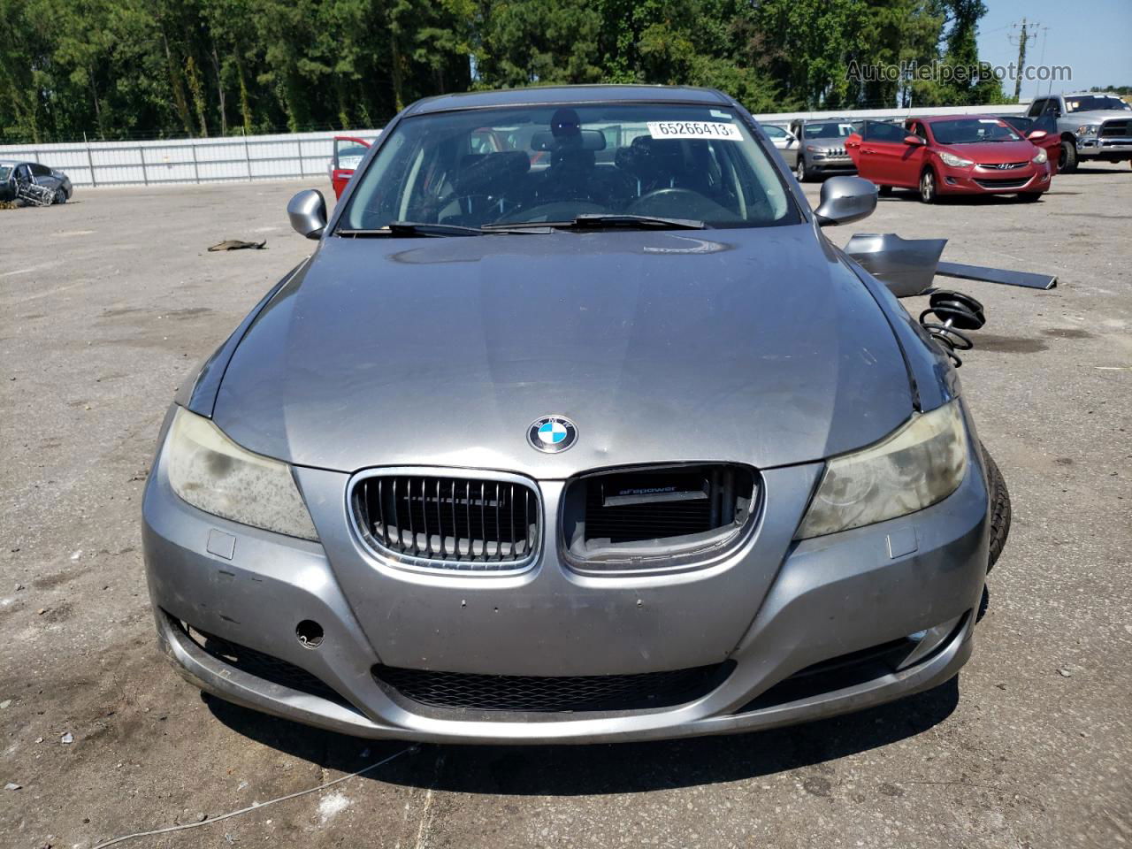 2011 Bmw 328 Xi Gray vin: WBAPK7G5XBNN87023