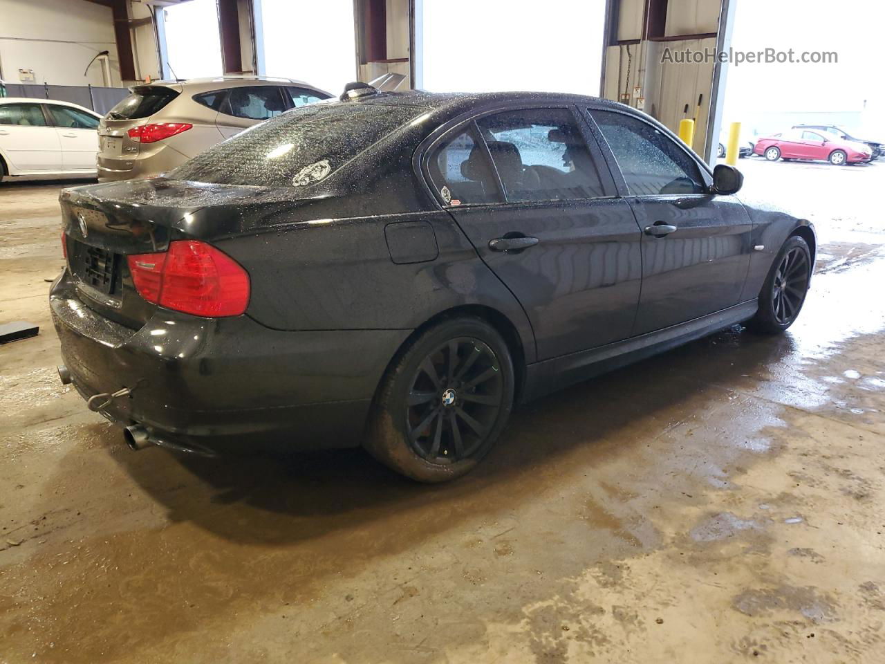 2011 Bmw 335 Xi Black vin: WBAPL5C50BA917010