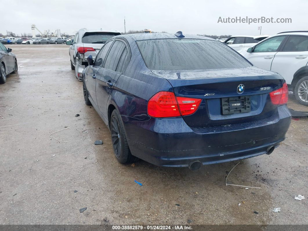 2011 Bmw 335i Xdrive Синий vin: WBAPL5C54BA920038