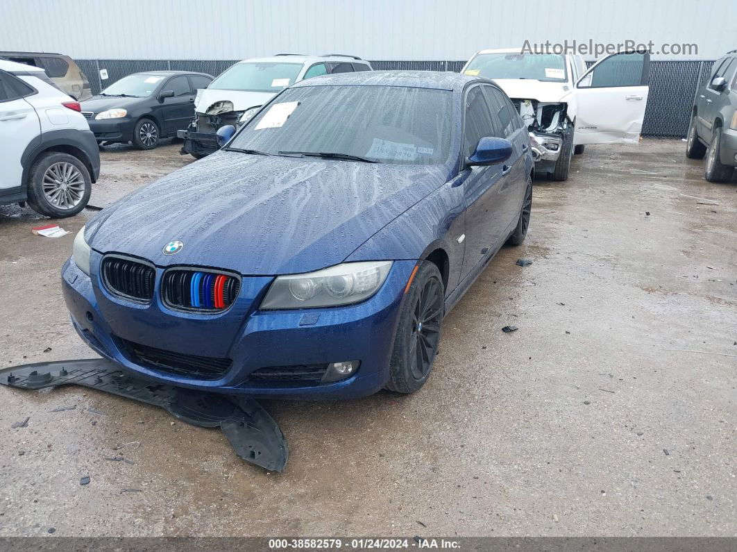 2011 Bmw 335i Xdrive Синий vin: WBAPL5C54BA920038