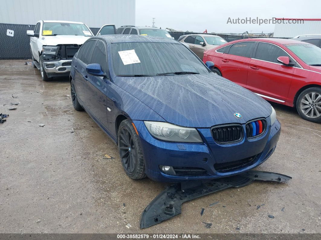 2011 Bmw 335i Xdrive Синий vin: WBAPL5C54BA920038