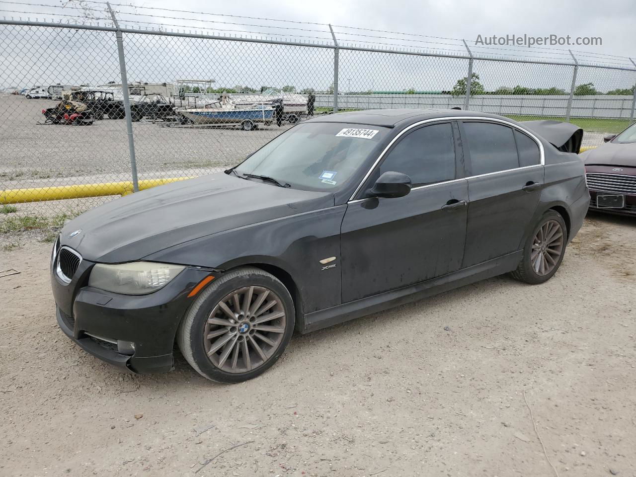 2011 Bmw 335 Xi Black vin: WBAPL5C59BA919855