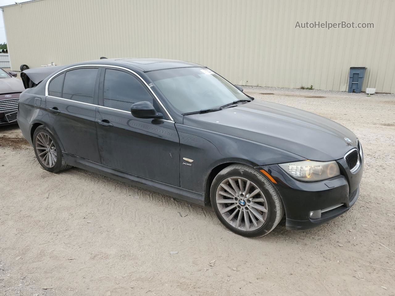 2011 Bmw 335 Xi Black vin: WBAPL5C59BA919855