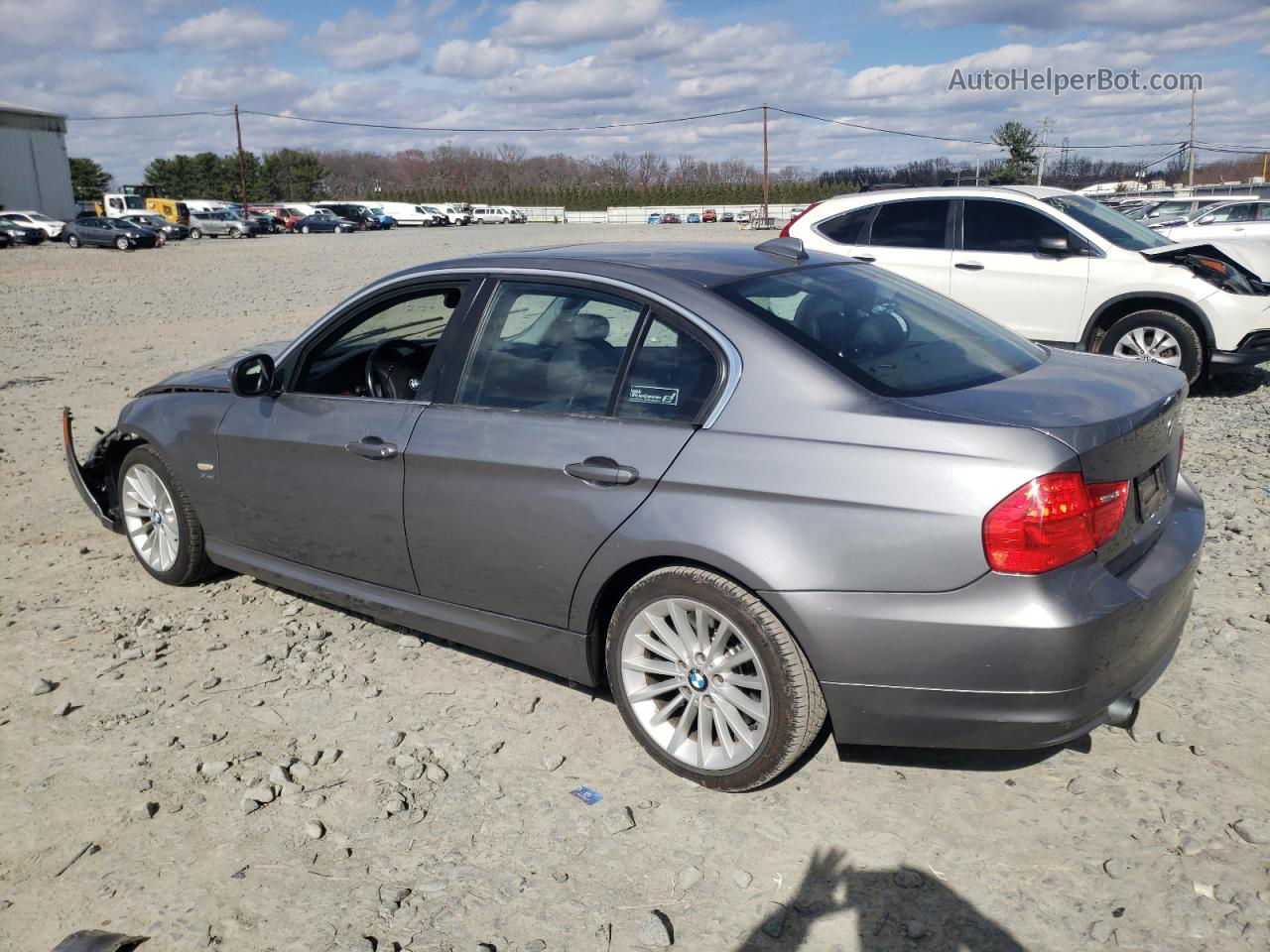 2011 Bmw 335 Xi Gray vin: WBAPL5C5XBA918844