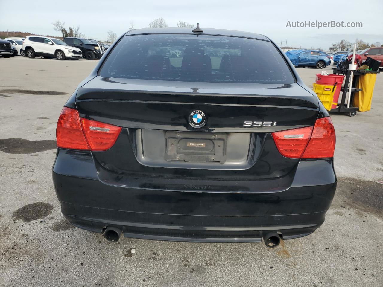 2011 Bmw 335 I Black vin: WBAPM5C55BE578542