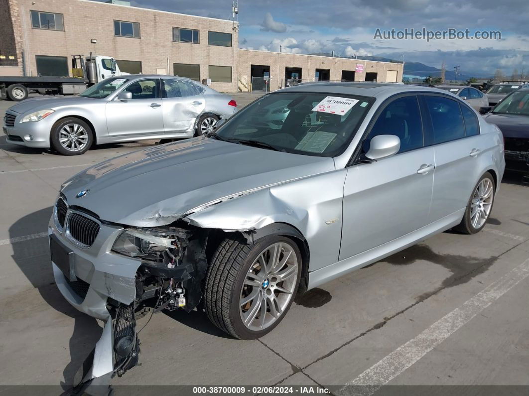 2011 Bmw 335i   Silver vin: WBAPM5C58BA745502