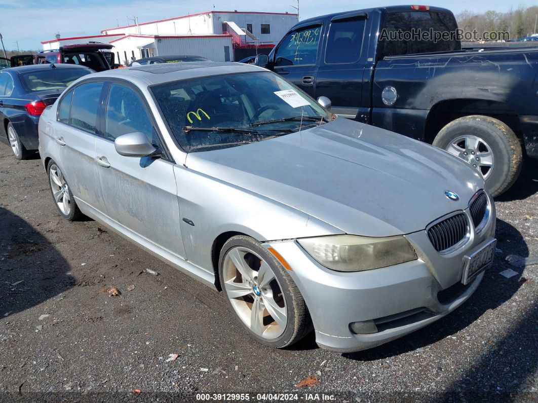 2011 Bmw 335i   Silver vin: WBAPM5G57BNM68554