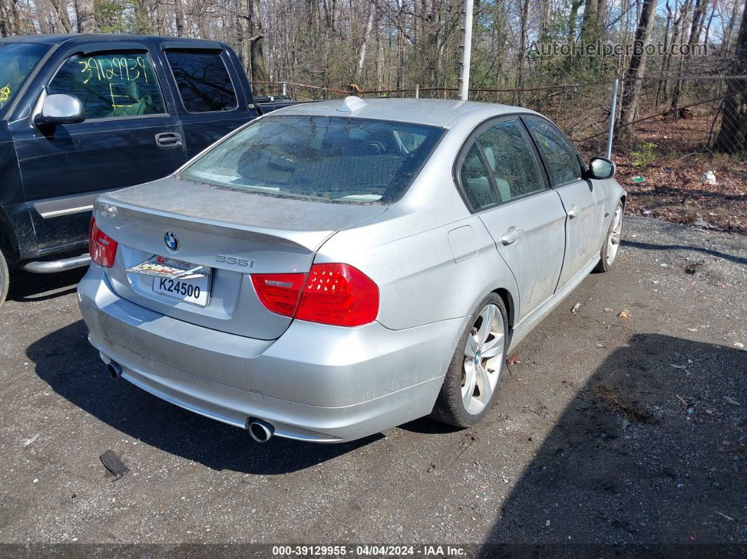 2011 Bmw 335i   Silver vin: WBAPM5G57BNM68554