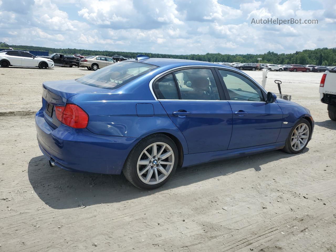 2020 Bmw 335 I Blue vin: WBAPM77579NL88046