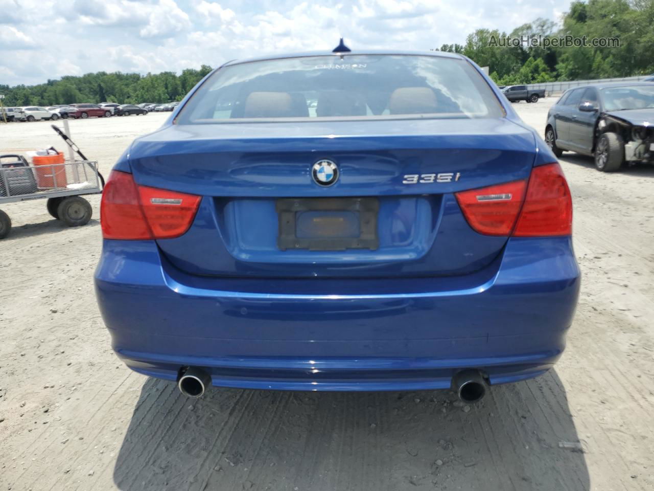 2020 Bmw 335 I Blue vin: WBAPM77579NL88046